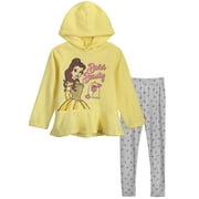 Disney Princess Belle Pullover Hoodie and Leggings Outfit Set Infant to Big Kid